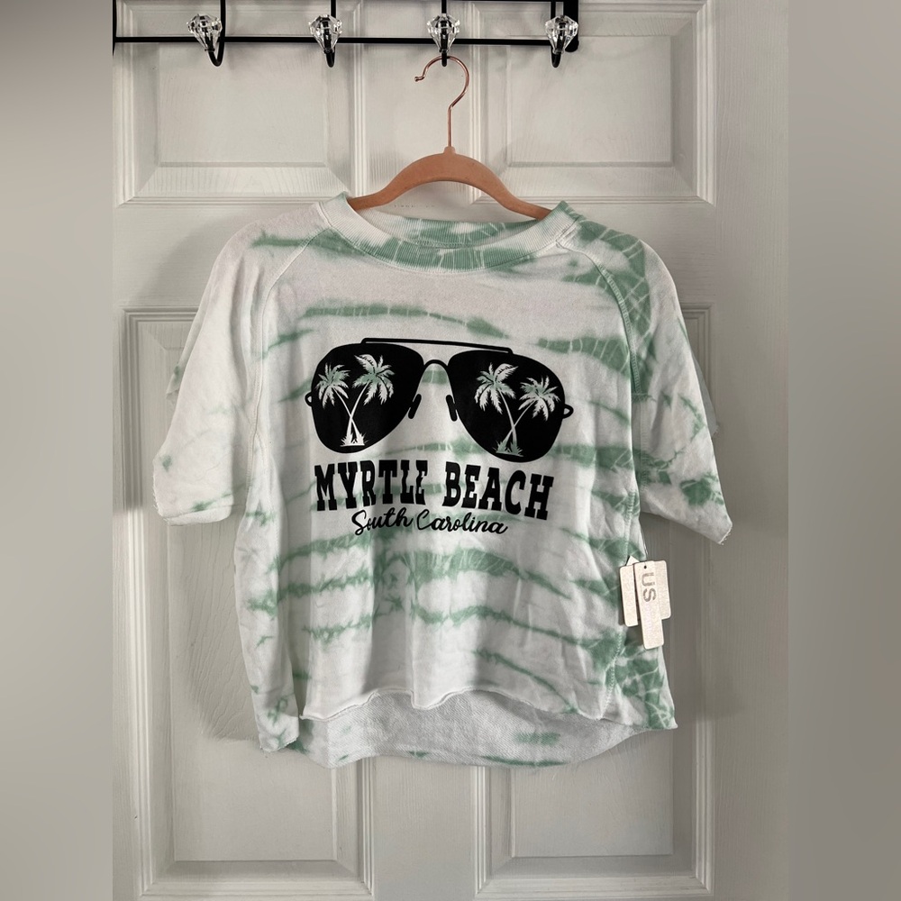 Green Tie-Dye Myrtle Beach T-Shirt